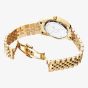 Jacques du Manoir Ladies Inspiration Elegance Silver Dial Gold Tone Bracelet Watch NRO.11