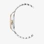 Jacques du Manoir Ladies Inspiration Elegance Black Dial Two Tone Bracelet Watch NRO.19