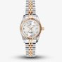 Jacques du Manoir Ladies Inspiration Elegance Silver Dial Rose Gold Two Tone Bracelet Watch NRO.24