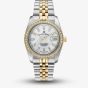 Jacques du Manoir Ladies Inspiration Elegance Silver Dial Two Tone Bracelet Watch NROP.07