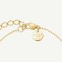 ROSEFIELD Ladies Octagon XS White Dial Golden Bracelet Watch & Three Pave Crystal Heart Bracelet Gift Set OWGHG-X296