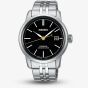 Seiko Mens Presage Deep Black Urushi Lacquer Watch SPB405J1