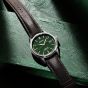 Seiko Mens Presage Natural Green Urushi Lacquer Watch SPB407J1