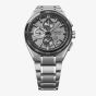 Seiko Mens Astron GPS Solar Grey Chronograph Dual Time Watch SSH177J1