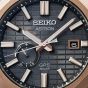 Seiko Mens Astron GPS Solar Rose Gold Crystal Box Watch SSJ014J1