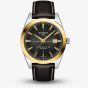 Tissot Gentleman 18k Yellow Gold Powermatic 80 Silicium Leather Strap Watch T927.407.46.061.01