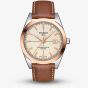 Tissot Gentleman 18k Rose Gold Powermatic 80 Silicium Leather Strap Watch T927.407.46.261.00