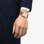 Tissot Gentleman 18k Rose Gold Powermatic 80 Silicium Leather Strap Watch T927.407.46.261.00