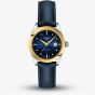 Tissot Ladies T-My Lady Gold Blue Leather Strap Watch T930.007.46.046.00