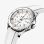 Breitling Ladies Superocean Automatic 36 White Dial & Rubber Strap Watch A17377211A1S1