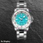 Ex-Display Breitling Ladies Superocean 36mm Blue Dial Watch A17377211C1A1