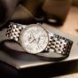 Ex-Display Breitling Ladies Navitimer Automatic 36 Two Tone Mother Of Pearl Diamond Dial Watch U17327211A1U1