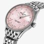 Breitling Navitimer 32 Pink Mother Of Pearl Diamond Dial Watch A77320D91K1A1