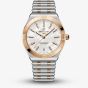 Breitling Ladies Chronomat Automatic 36 White Mother Of Pearl Dial Stainless Steel & 18ct Rose Gold Bracelet Watch U10320101A1U1