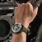 Breitling Avenger B01 Chronograph 44 Green Leather Strap Watch AB0147101L1X1