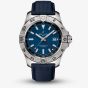 Breitling Avenger Automatic GMT 44 Blue Leather Strap Watch A32320101C1X1