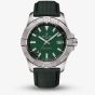 Breitling Avenger Automatic 42 Green Leather Strap Watch A17328101L1X1