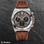 Ex-Display Breitling Chronomat B01 42 Triumph Brown Leather Strap Watch TB0134101M1X1