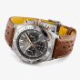Breitling Chronomat B01 42 Triumph Brown Leather Strap Watch TB0134101M1X1