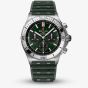 Breitling Chronomat B01 42 Green Rubber Strap Watch AB0134101L2S1
