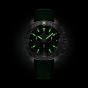 Ex-Display Breitling Avenger B01 Chronograph Green Dial Leather Watch AB0146101L1X1