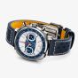 Breitling Mens Limited Edition Top Time 38 B01 Martini Racing Blue Leather Strap Chronometer Watch AB01772A1G1X1