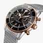 Breitling Mens Superocean Heritage B01 Chronograph 42mm Black Dial Watch UB0156H11B1A1