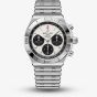 Breitling Mens Chronomat B01 42 White Dial Stainless Steel Bracelet Watch AB0158101A1A1