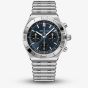 Breitling Mens Chronomat B01 42 Blue Dial Stainless Steel Bracelet Watch AB0158101C1A1
