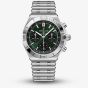 Breitling Mens Chronomat B01 42 Green Dial Stainless Steel Bracelet Watch AB0158101L1A1