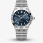 Breitling Mens Chronomat B31 40 Blue Dial Stainless Steel Bracelet Watch AB3114101C1A1