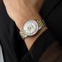 Breitling Mens Navitimer Automatic 36 Mother of Pearl Dial Diamond 18ct Yellow Gold Two Tone Bracelet Watch D173271A1A1D1
