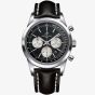 Second Hand Breitling Transocean Automatic Leather Strap Watch 4801013