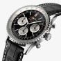 Breitling Mens Navitimer B01 Black Chronograph 43 Watch AB0138211B1P1