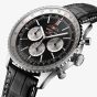Breitling Mens Navitimer B01 Black Chronograph 46 Watch AB0137211B1P1