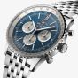Breitling Mens Navitimer B01 Blue Chronograph 46 Watch AB0137211C1A1