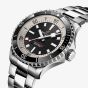 Breitling Mens Superocean Automatic 42 Black Dial & Stainless Steel Strap Watch A17375211B1A1