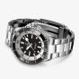 Breitling Mens Superocean Automatic 42 Black Dial & Stainless Steel Strap Watch A17375211B1A1