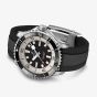 Breitling Mens Superocean Automatic 42 White & Black Dial Rubber Strap Watch A17375211B1S1