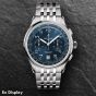 Ex-Display Breitling Mens Premier B01 Chronograph Blue Dial Watch AB0145171C1A1
