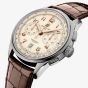 Breitling Mens Premier B01 Chronograph Leather Strap Watch AB0145211G1P1