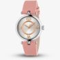 Gucci Ladies Cruise Pink Leather Strap Watch YA167506
