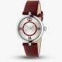 Gucci Ladies Cruise Red Leather Strap Watch YA167508