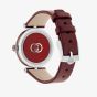 Gucci Ladies Cruise Red Leather Strap Watch YA167508
