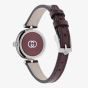 Gucci Ladies Model 2000 Red Leather Strap Watch YA167504