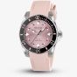 Gucci Ladies Dive Automatic Pink Rubber Strap Watch YA136408