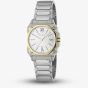 Gucci Ladies G-Flat Two Tone Watch YA166506