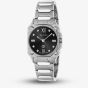 Gucci Ladies G-Flat Black Dial Diamond Set Watch YA166507