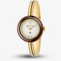 Gucci Ladies GUCCI Play Size 15cm 28mm Gold Plated Bangle Watch YA151543