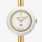 Gucci Ladies GUCCI Play Size 16cm 28mm Gold Plated Bangle Watch YA151542